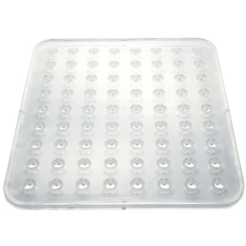 InterDesign Kitchen Sink Protector Mat, Regular, Clear