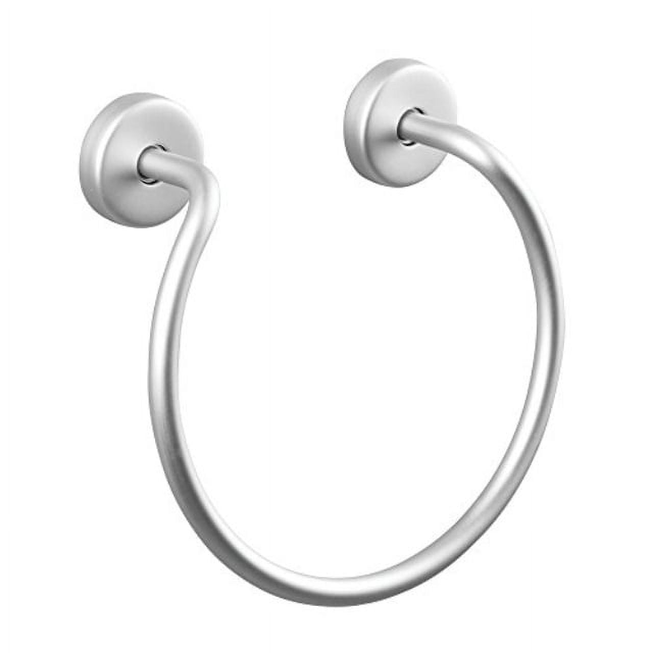 InterDesign Metro Rustproof Aluminum Wall Mount Towel Ring Holder for