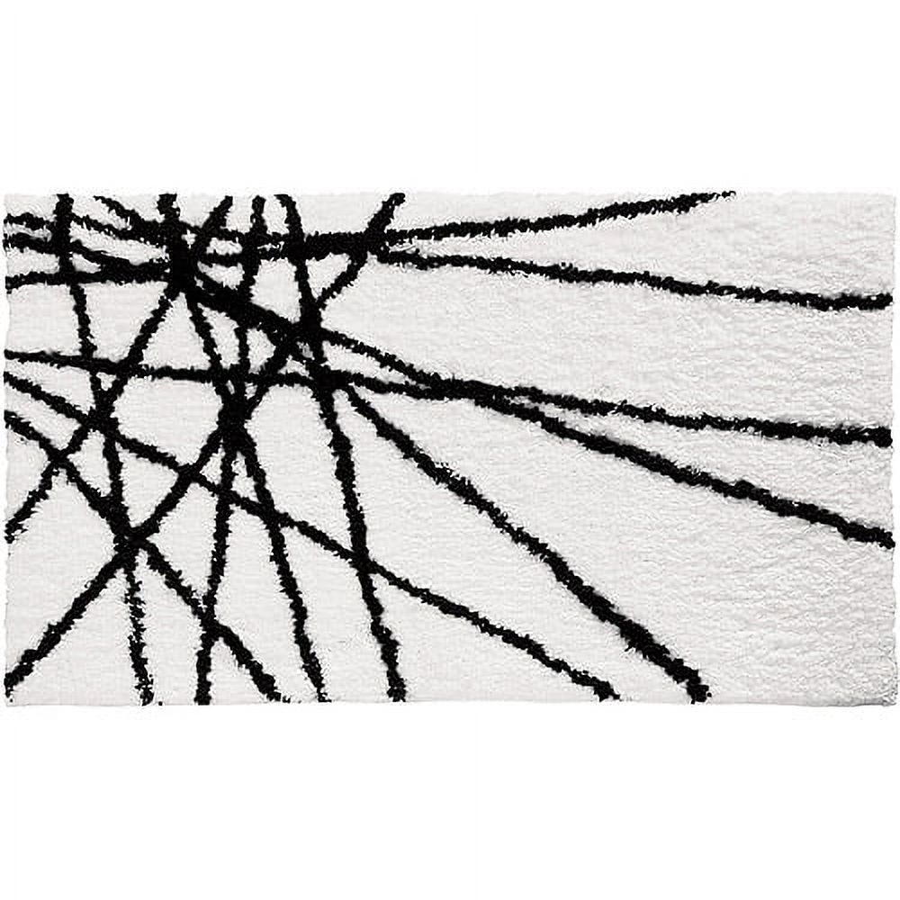 InterDesign Microfiber Abstract Bath Rug