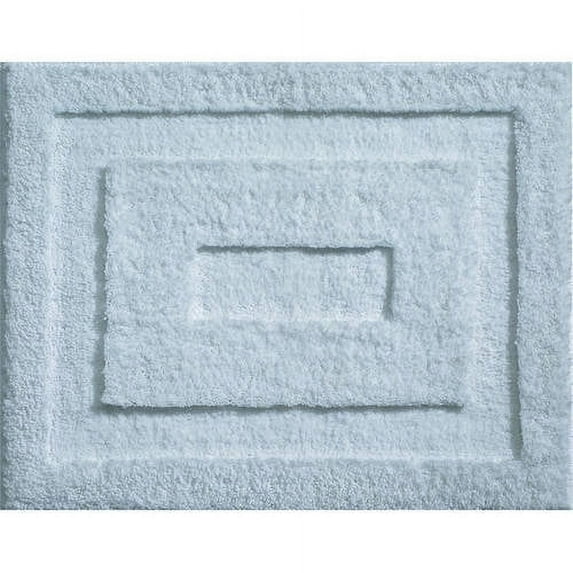 InterDesign Microfiber Spa Non-Slip Bathroom Shower Rug, 21" x 17"