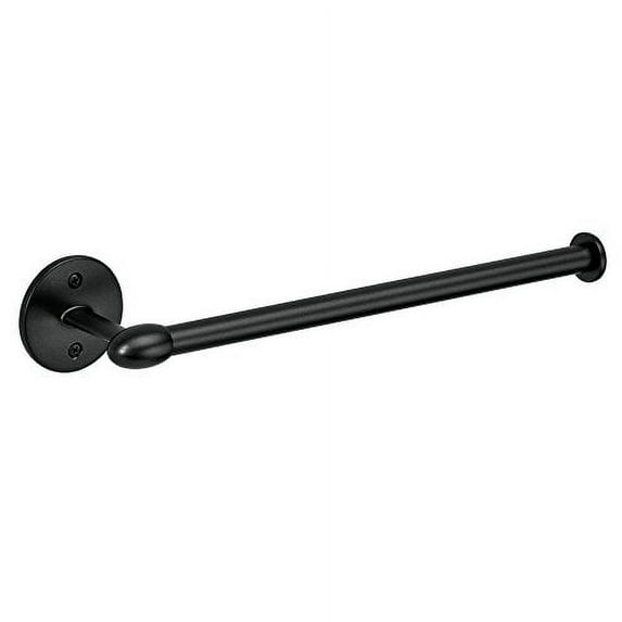 InterDesign Orbinni Paper Towel Holder for Kitchen - Wall Mount/Under Cabinet, Matte Black