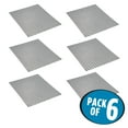 InterDesign Orbz Kitchen Sink Protector Mat, Pack of 6
