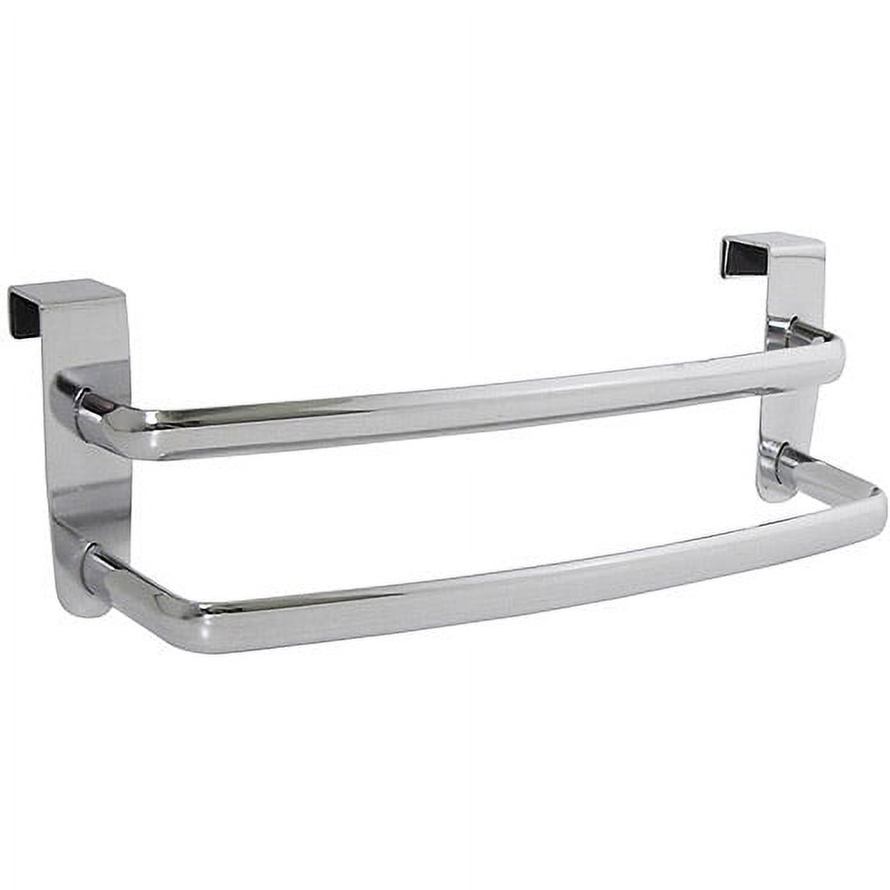 InterDesign Over-the-Cabinet Kitchen Hanging 3.5" Towel Bar, Chrome - image 1 of 3