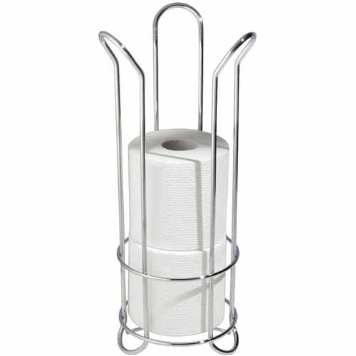 InterDesign Tulip Toilet Tissue Roll Reserve Storage Rack