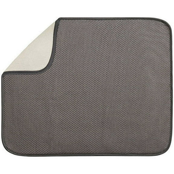 InterDesign iDry Kitchen Mat Solid, Large, 18" x 16"