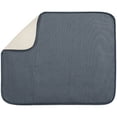 thumbnail image 1 of InterDesign iDry Kitchen Mat Solid, Large, Gray, 1 of 3