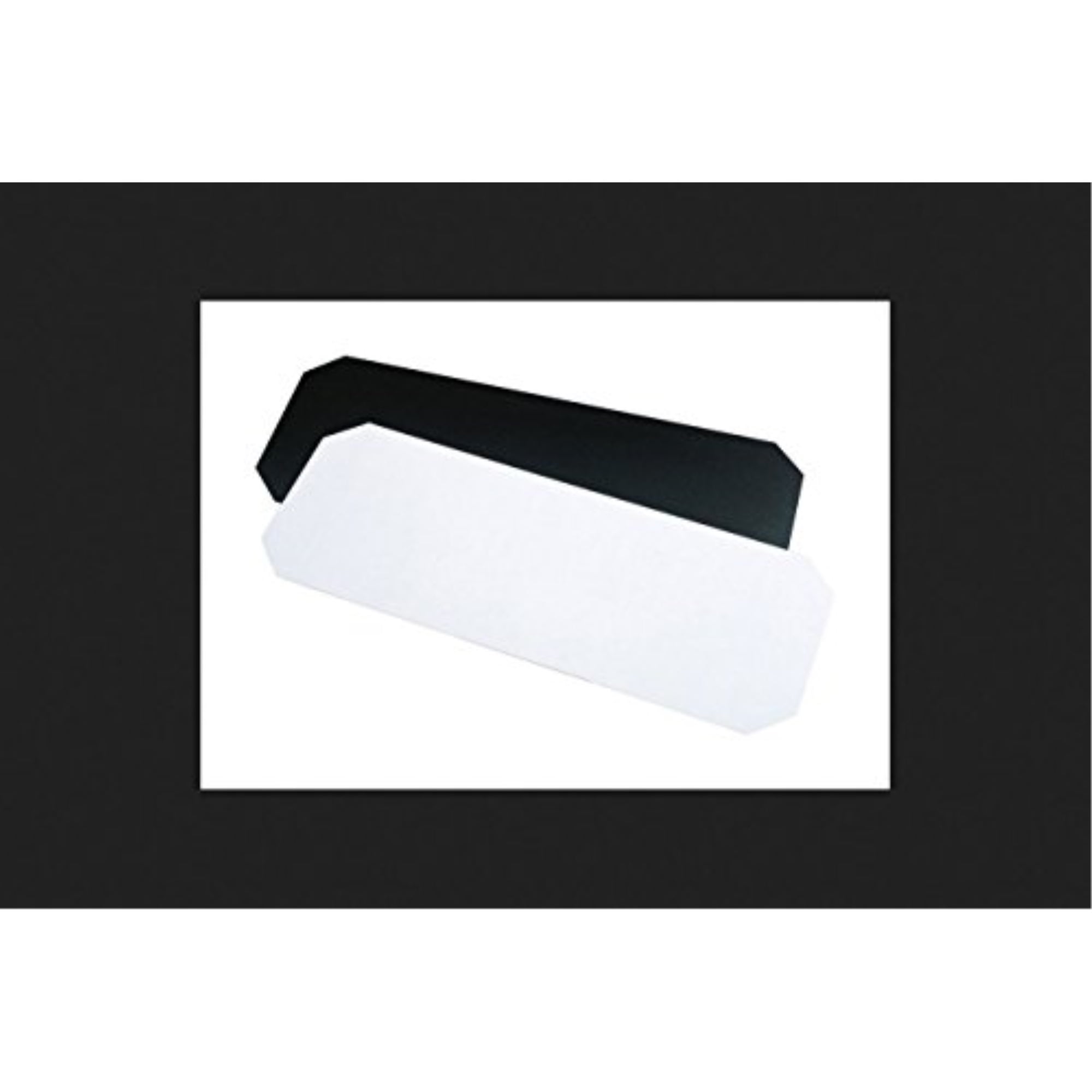 InterMetro 18 in. W X 24 in. D Black/White Hardboard Shelf Inlay