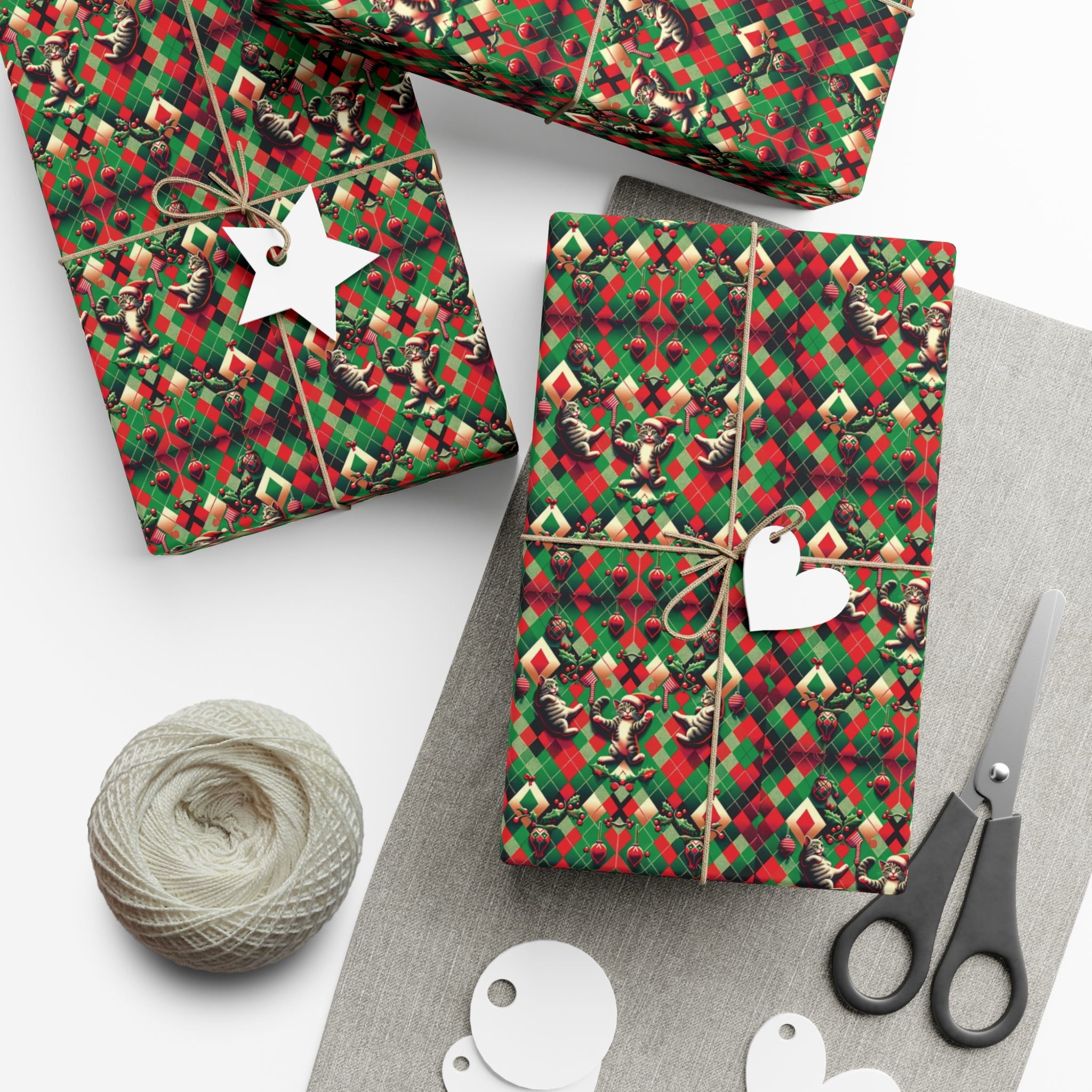 InterPETation Christmas Cat 2023 Gift Wrapping