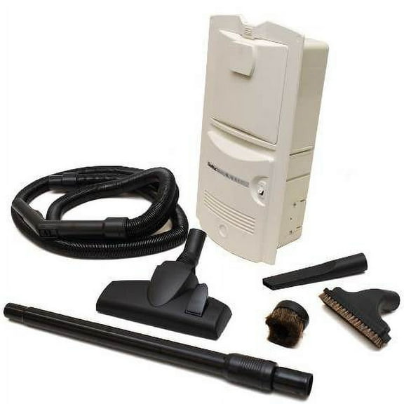 InterVac Boat Central Vacuum F-220 | 220V w/ Accessory Kit Off White