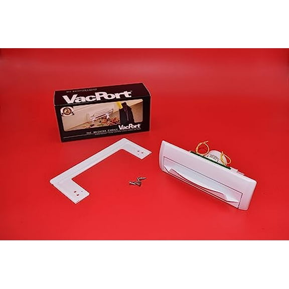 InterVac Design VacPort- A revolutionary addition to your central vacuum; A-900-W-LED-DIST/RET