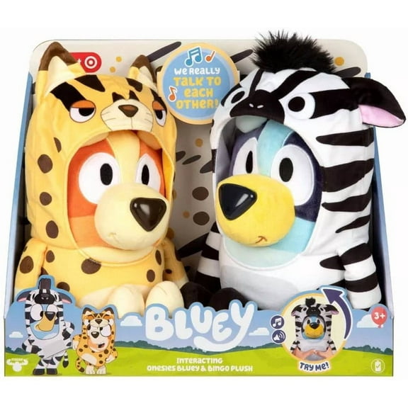 Interacting Onesies Bluey & Bingo Feature Plush
