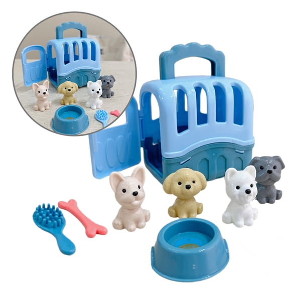 Interaction Dog Raise Set Toy for Pet Raise Learning Simulation Dog Raise Pretend Play Toy Kids Gift