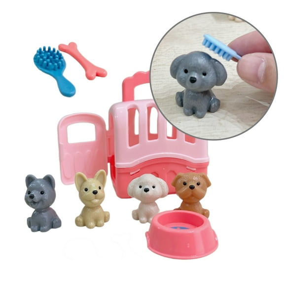 Interaction Dog Raise Set Toy for Pet Raise Learning Simulation Dog Raise Pretend Play Toy Kids Gift