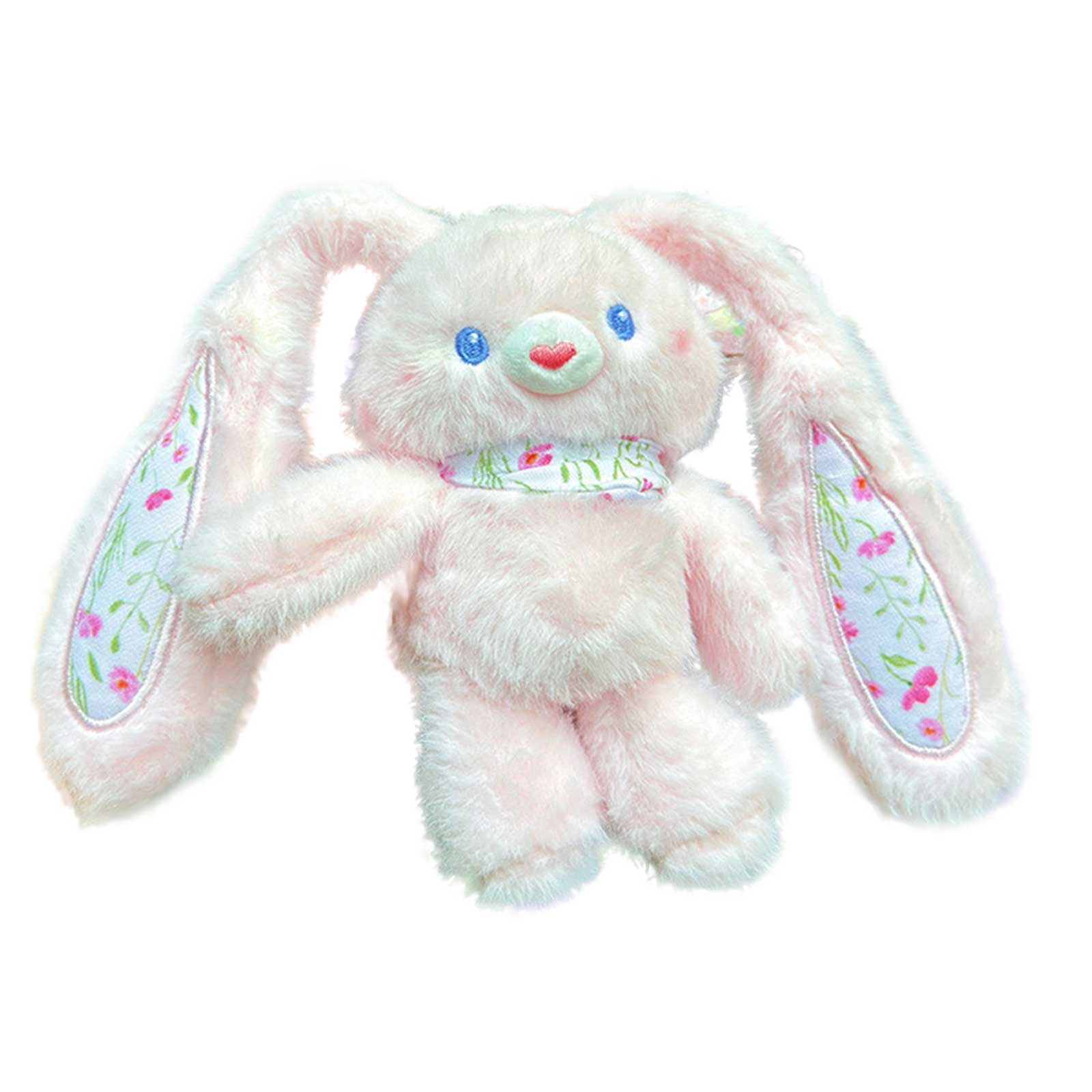 Interactive 11-Inch Plush Rabbit Keychain Soft Polyester Doll with ...