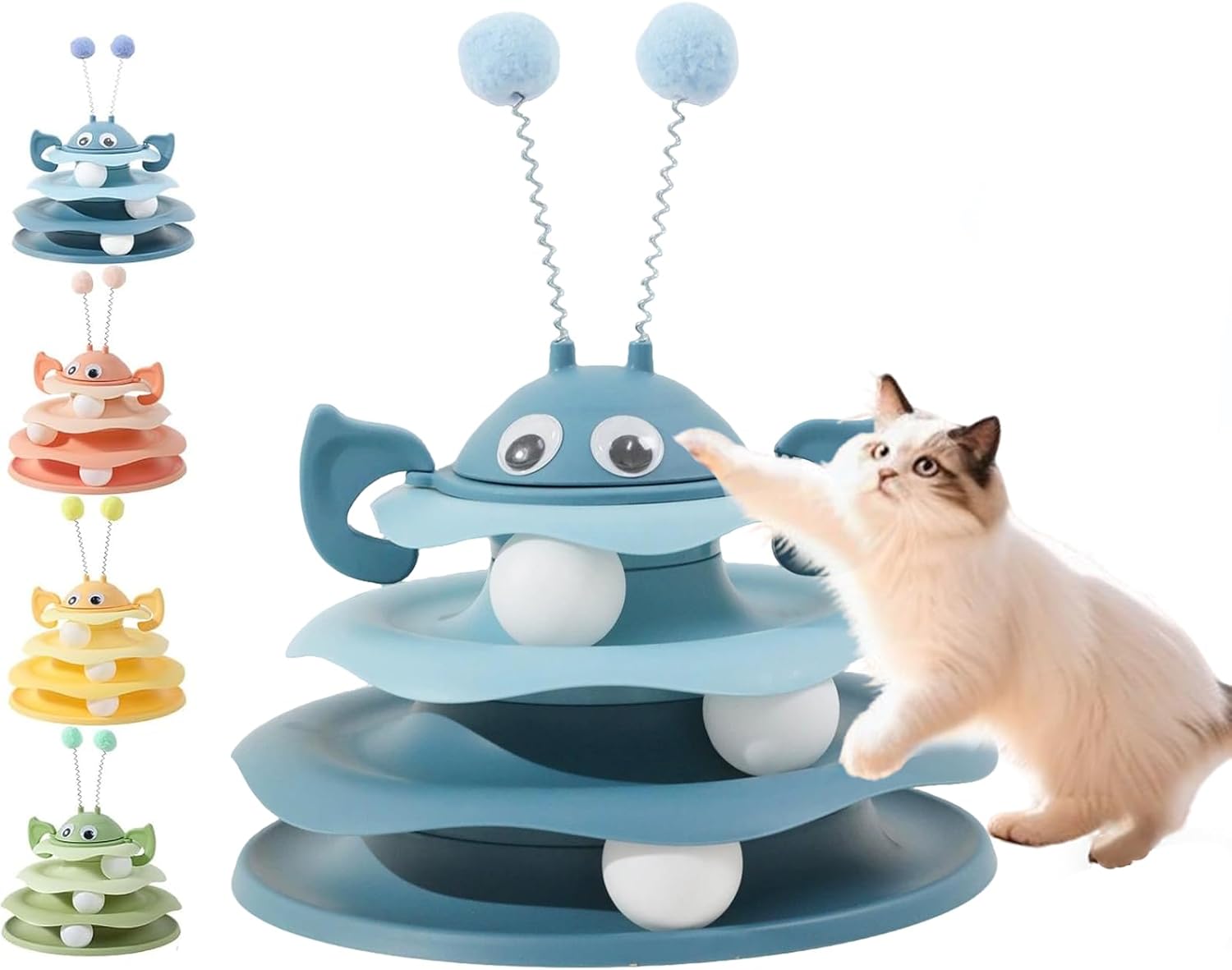 Interactive 3-Layer Cat Toy Tower,Interactive 3-Layer Cat Toy Tower ...