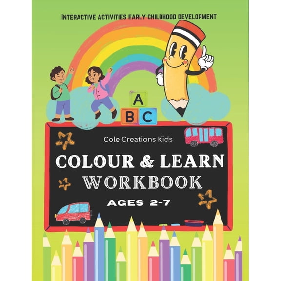 Interactive Activities Early Childhood Development book 5: Colour And Learn, (Paperback)