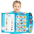thumbnail image 1 of Xueyu Interactive Alphabet Sound Book for Toddlers, 10 Pages Learning Letters, Animals, Fruits and More, Educational Toy for Cognitive and Language Development, 1 of 8