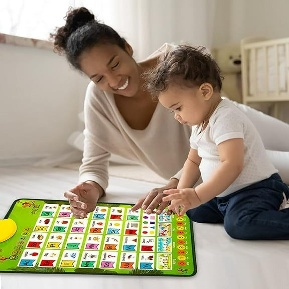 Interactive Alphabet Wall Poster for Children Talking Wall For Toddlers - Phonics Poster for Preschool Kids - Kids ABC Learning Toy for 3 Year Olds - Educational Toys - 3 Year Old, Ages 4 & 5