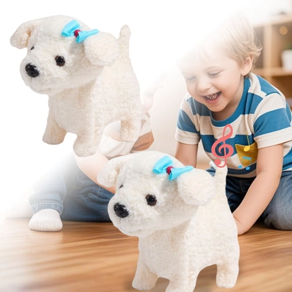 Interactive Animated Toy Dog with Sound and Motion for Year-Round Companionship and Surprise Gifting