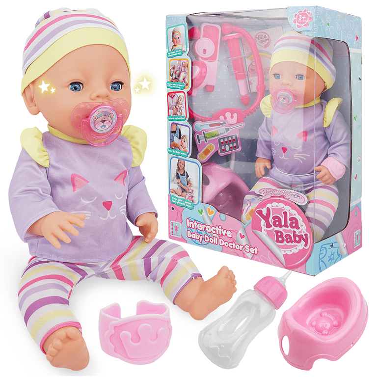 Interactive Baby Doll, Toy Choi's 16 Inch Talking Dolls with Open