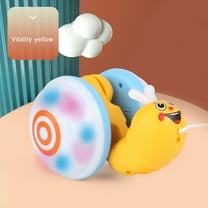 Interactive Baby Learning Snail Toy with Lights Music, Motor Skills Development, Non-Slip Tires & Safe ABS Material for Toddlers Active Play