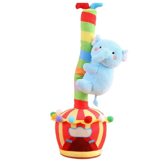 Interactive Baby Toys Dancing Talking elephant Toy,Funny Gift for Infant 6-18 Months, Singing Musical Record Repeat What You Say Light Up Toy for Toddler 1 2 3 Year Old Boy Girl (elephant,1PC)
