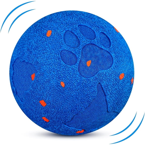Interactive Ball & Interactive Toys for Medium/Large Dogs: Self-Moving, Auto-Vibrating & Bouncing Ball - 3.1" -Resistant E-TPU, IPX7 & Low-Noise