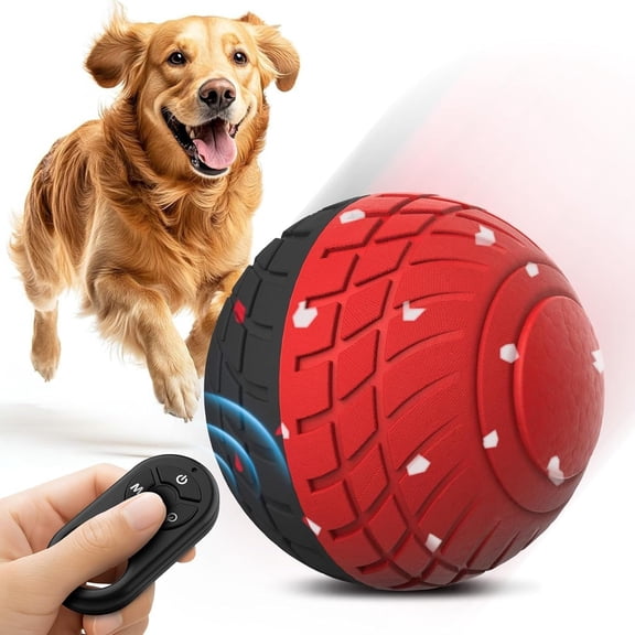 Interactive Ball, Remote Control , Moving , Bouncing Vibrating Toys for Small Medium Large Dogs, Interactive Toys for Boredom, to Keep Them Busy