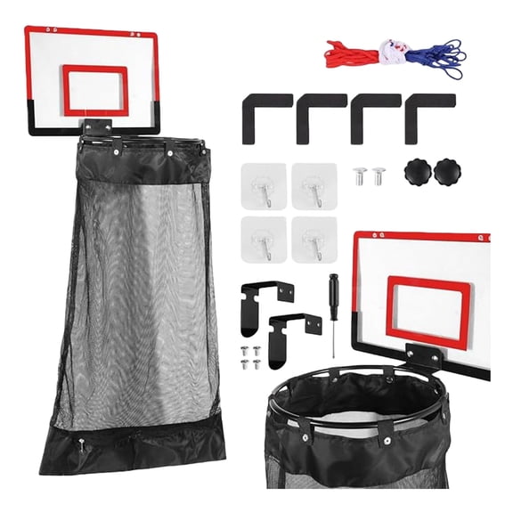 Interactive Basketball Laundry Hamper Fun Game For Parent Child Bonding Promotes Cleaning Habits In Family Life