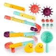 thumbnail image 1 of Interactive Bathtub Slide Set with Rubber Ducks and Ball – Toddler Bath Toys, Puzzle Bath Play for Kids, Fun Water Activity, 31‑Piece, 1 of 6