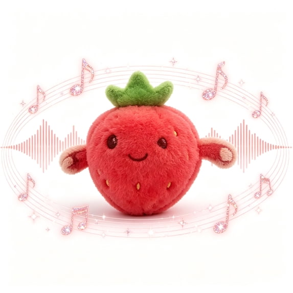 Interactive Battery Operated Plush Toy, Musical Sound Effect Soft Cuddly Stuffed Animal Family Interaction Indoor Play Sensory Experience Skill Development Hobby