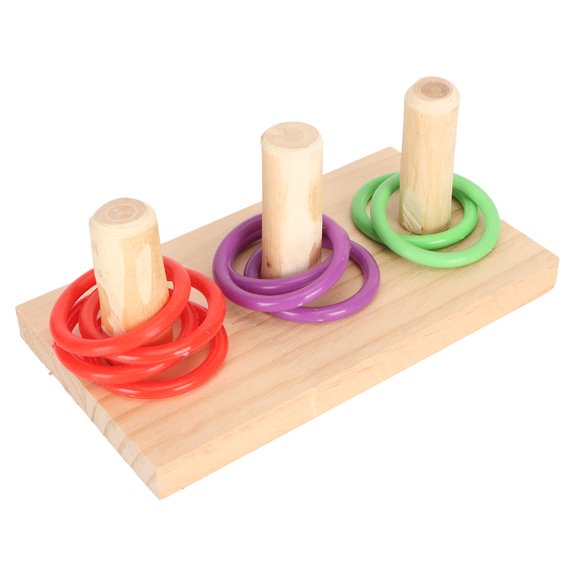 Interactive Bird Toy, Relieves Boredom Promotes Mental Health, Durable Log Plastic