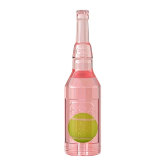 Interactive Bottle Shaped Dog Toy, Rolling Tennis Ball Chew Accessory, Floating Water Retrieval Play Equipment, Teeth Cleaning Activity Design, Durable Training Toy For Pets