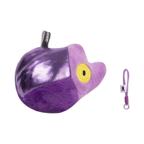 Interactive Bouncing Bug Squeaky Dog Toy, Long-Lasting Plush Spiky Ball for Puppy Teething and Fetch Training, Purple