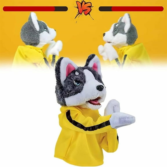 Interactive Dog Hand Puppet Toy with Sound and Boxing Action for Family and Emotional Expression Puppet