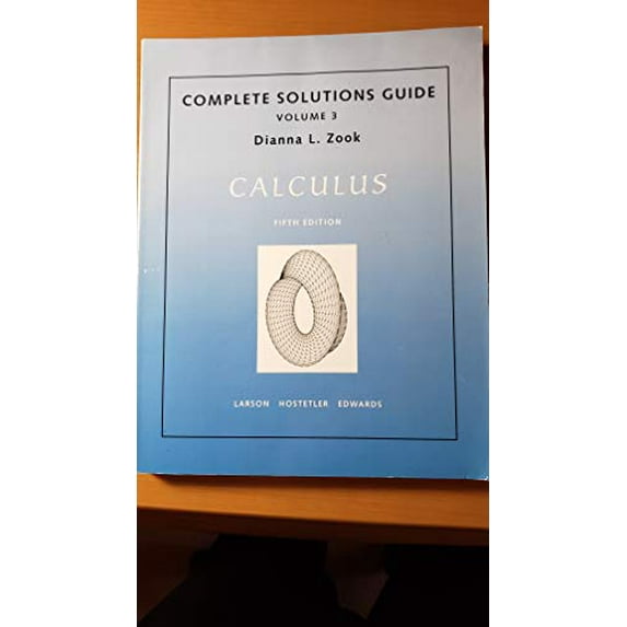 Pre-Owned Solutions Guide (v. 1) (Calculus with Analytic Geometry) Paperback