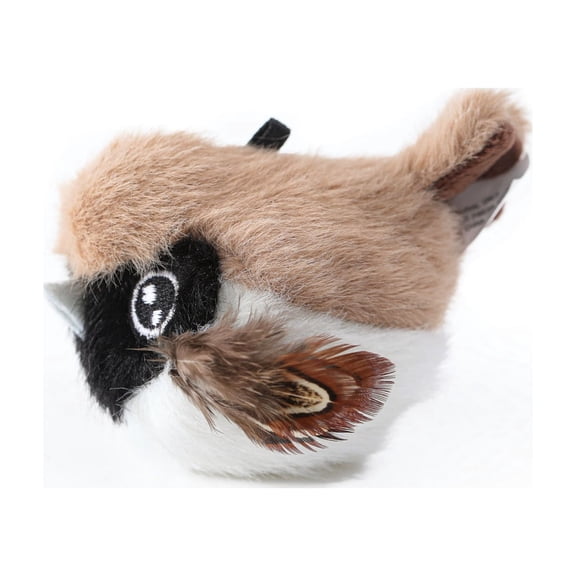 Interactive Cat Bird Toy with Realistic Chirping Sound Catnip and Feathers Simulation Squeaky Bird Toy for Indoor Cats Kittens Fun Exercise and Playtime Style A