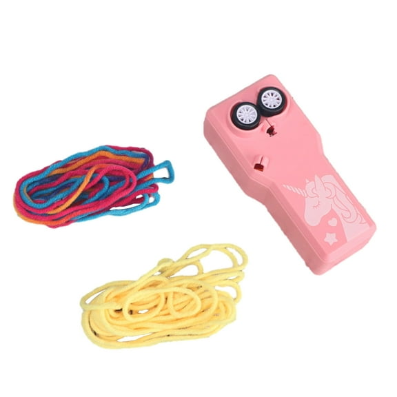 Interactive Cat/Child Toy Loop Lasso Fellure Toy Cat Teaser String toy Child Attention-Garbbing Toy Pink