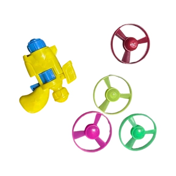 Interactive Cat Disc Launcher Toy with 4 Flying Propellers, Aerodynamic Fetch & Chase Exercise Toy for Indoor Cats and Kittens