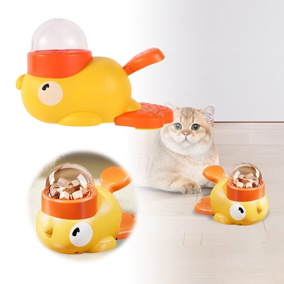Interactive Cat Dog Puzzle Feeder Toy for Mental Stimulation Slow Eating Dispenser with Removable Covers for IQ Training