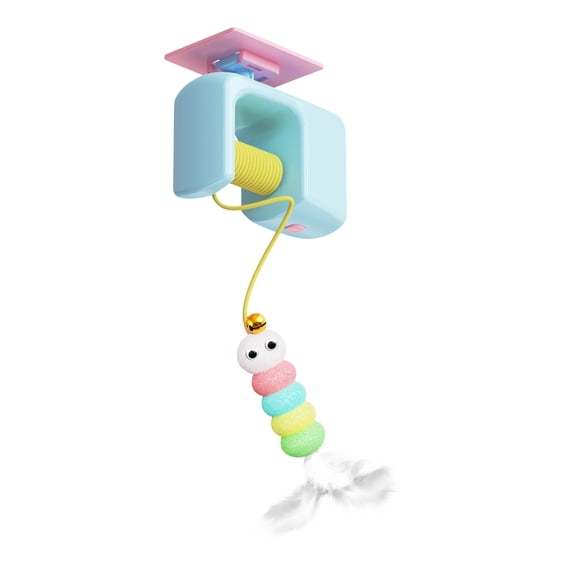 Interactive Cat Hanging Door Automatic Smart Plaything For Indoor Teaser Exercise Dog Chew for Heavy Chewers Ruff Dog Dog for Dogs with No Teeth Dog No Stuffing for Large Breed Dogs Dog Rubber Stick