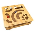 thumbnail image 1 of Interactive Cat Nail File Scratcher Enrichment Puzzle Toy for Indoor Feline Entertainment and, 1 of 8