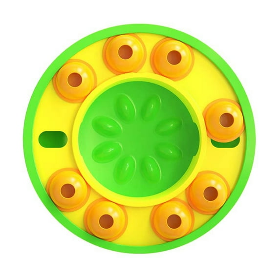 Interactive Cat Puzzle Feeder Bowl for Weight Management and Mental Stimulation Slow Eating Solution for Overweight Cats
