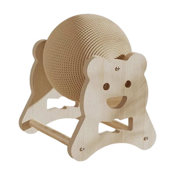 Interactive Cat Scratcher, Cat Scratching Post Design with Arch Bridge Balls-Stylish Cat Scratching Board, Natural Sisal Scratcher Ball, Fun and Engaging Scratching Post for and Exercise (1Pc)