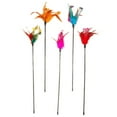 thumbnail image 1 of Interactive Cat Teaser Wand Toy with Feathers and Loud Crinkle Sound Play for Indoor Cats Durable Non Handle Design Safe Exercise Stick, 1 of 9