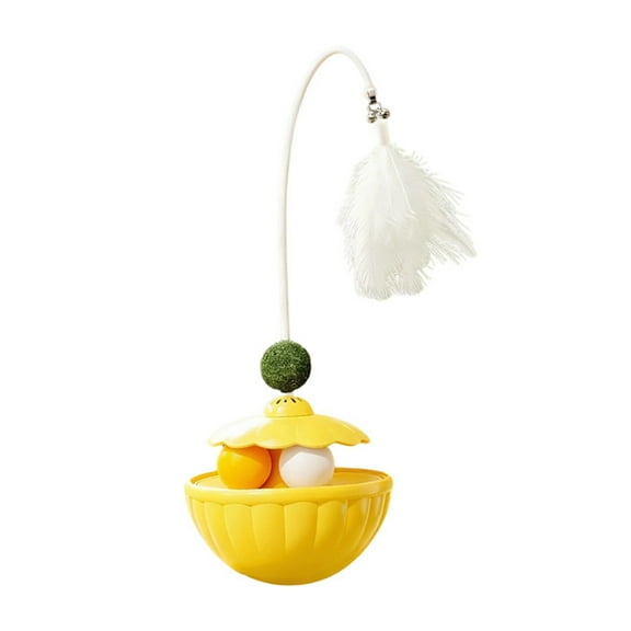 Interactive Cat Teaser Wand Toy for Indoor Play Exercise Bonding and Enrichment Activity