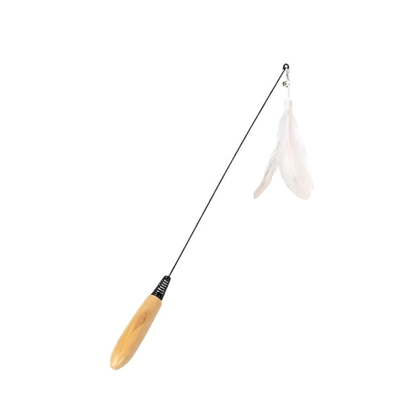Interactive Cat Teaser Wand for Indoor Cats Playful Exercise Stimulating Toy for Cats and Instincts Development