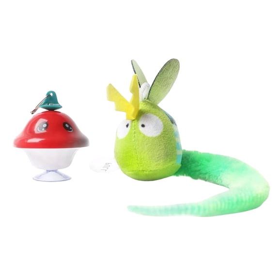 Interactive Cat Teaser Wand for Indoor Exercise and Stimulating Play Stick with String Toy
