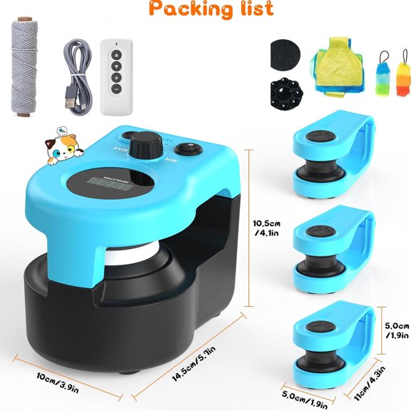 Interactive Cat Toy, Automatic Cat Treadmill with Remote Control, 3 Speed Quiet Motor Durable for Indoor Chase Hunting, 1-Pack