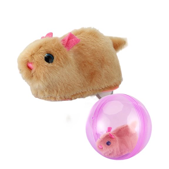 Interactive Cat Toy, Automatic Rolling Ball Toy for Indoor Cats, Electronic Cat Teaser Exercise Toy with Motorized Moving Ball, Fun Rolling Cat Toy for Active Pets to Chase and Pounce